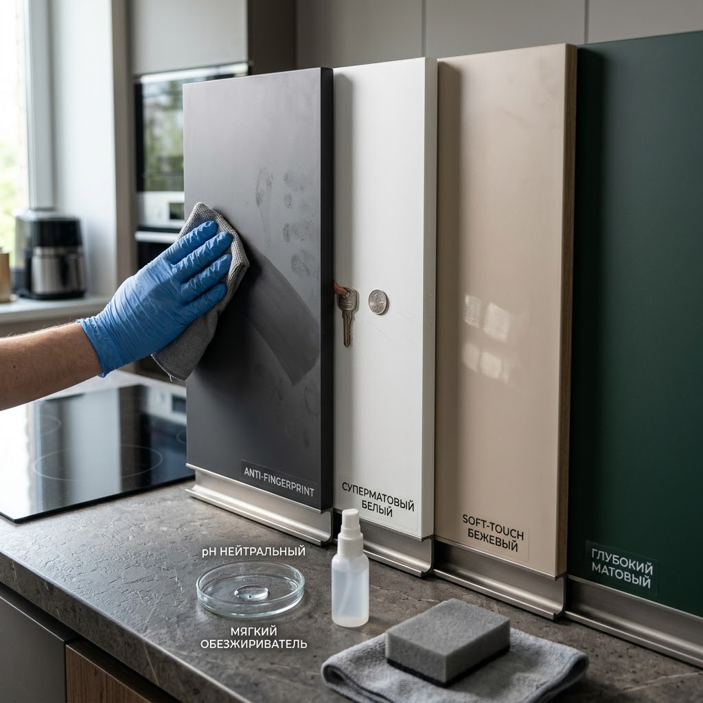 Анти‑отпечатки, мат, супермат, софт‑тач: фасады 2026 и их реальная стойкость к царапинам и химии